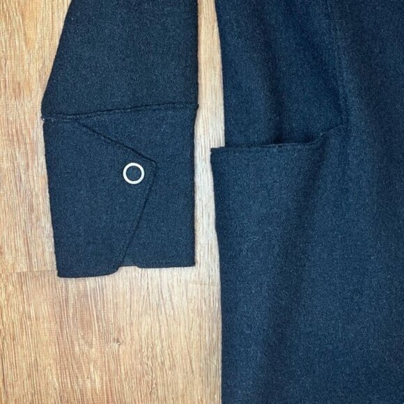 NWT ZARA WOOL Blend TRAFALUC trf_outerwear 1255/017/800 Long Open Coat Size M - Picture 10 of 14